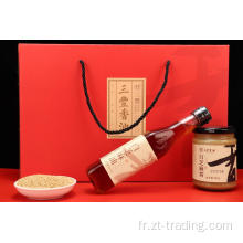 Graines de sésame blanc paquet cadeau rouge à l&#39;huile